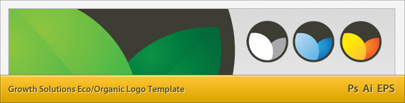 Growth Solutions Logo Template - PSD, AI, EPS